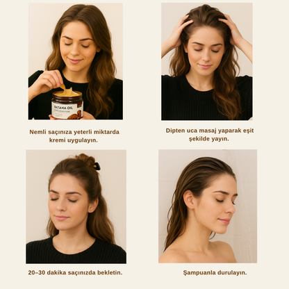 Haziel- Batana Yağı Saç Bakım Kremi